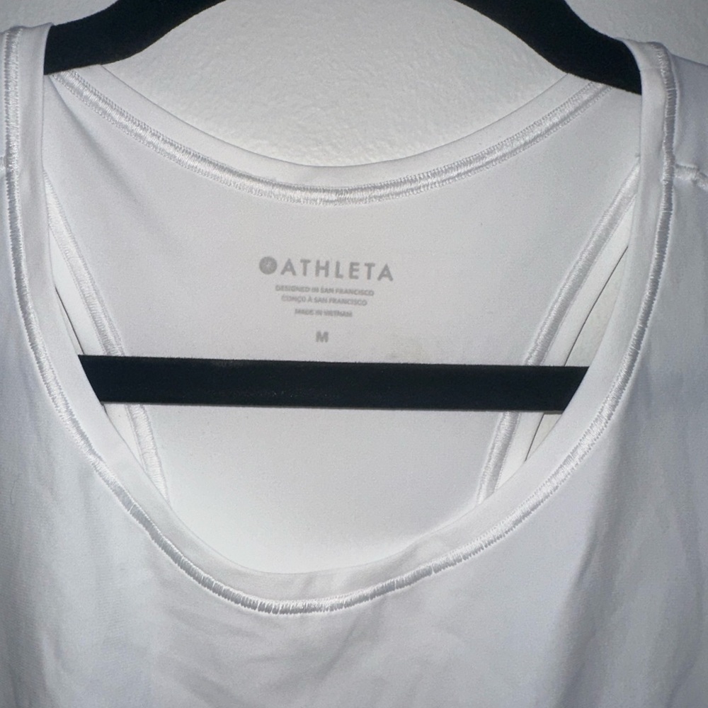 Athleta Bright White Match Point Pleated Tennis Golf Athletic Dress - Picture 5 of 6
